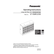 Panasonic ET-EMFU330 manual cover