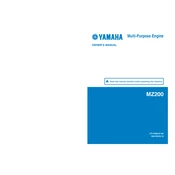 Yamaha MZ200 manual cover