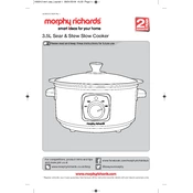 Morphy Richards 460012 3.5L Sear and Stew manual cover