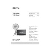 Sony KDL-40W580B manual cover