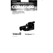 Sony CCD-V9 manual cover