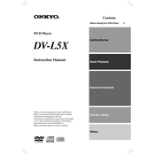 Onkyo DV L5X manual cover