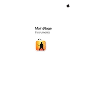 Apple MainStage Instruments manual cover