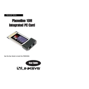 Linksys PCM200HA Integrated PC Card manual cover