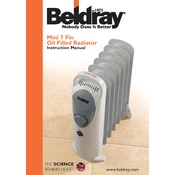 Beldray EH0575 Mini 7 Fin Oil Filled Radiator manual cover