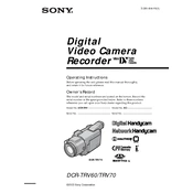 Sony DCR-TVR60 manual cover