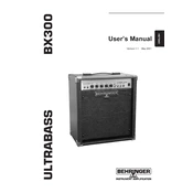 Behringer Ultrabass BX300 manual cover