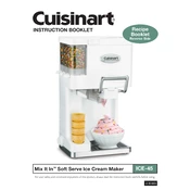 Cuisinart ICE-45P1 manual cover