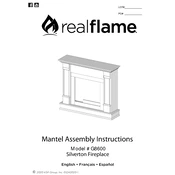 Realflame G8600 manual cover