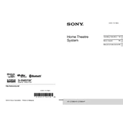 Sony HT-CT260 manual cover