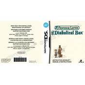 Nintendo Professor Layton and the Diabolical Box  manual cover