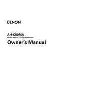 Denon AH-C50MA Music Maniac manual cover