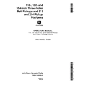 John Deere 110 Inch, 132 Inch, 154 Inch