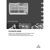 Behringer X32 manual cover