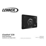 Lennox iComfort E30 manual cover