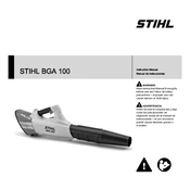 Stihl BGA 100 manual cover