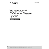 Sony BDV-E190 manual cover