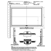 Sony KDL-46W5100 manual cover