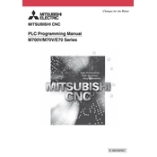 Mitsubishi Electric M700V M70V E70 Series CNC Users manual cover