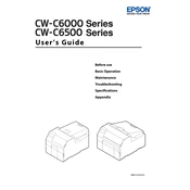 Epson CW-C6000 Series manual cover