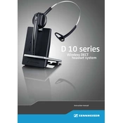 Sennheiser D 10 Series manual cover