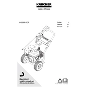 Karcher G 3200 OCT manual cover