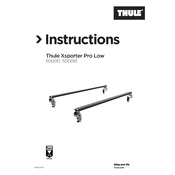 Thule Xsporter Pro Low 500012 manual cover