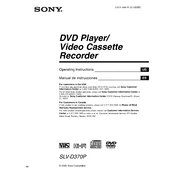 Sony SLV-D370P manual cover