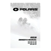 Polaris 800 Indy XC 129 ES, 600 Indy SP manual cover