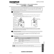 Olympus U-D7RES, U-D6RES manual cover