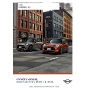 Mini Hardtop 2 Door 4 Door 2019 manual cover