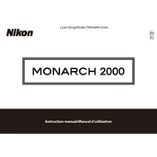 Nikon Monarch 2000 manual cover