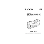 Ricoh WG-30 manual cover