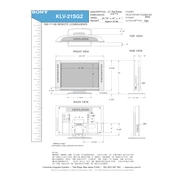 Sony KLV-21SG2 manual cover