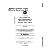 John Deere Material Collection System manual cover