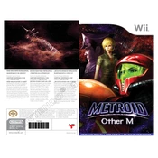 Nintendo Metroid Other M manual cover