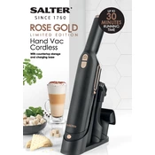 Salter SAL0944RGCDSFOB Hand Vac Cordless manual cover