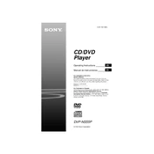 Sony DVP-NS55P manual cover