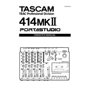 Tascam 414MKII manual cover