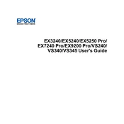 Epson EX3240 manual cover