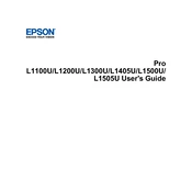 Epson Pro L1405U manual cover