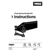 Thule Board Shuttle 811 manual cover