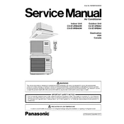 Panasonic CS-E12RB4UW, CS-E18RB4UW, CU-E12RB4U manual cover