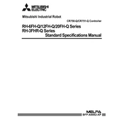 Mitsubishi Electric Melfa RH6FHQ, 12FHQ Series manual cover