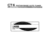 Boss CT-6 manual cover