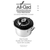 All Clad PC8 Pressure Cooker manual cover