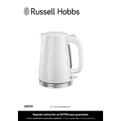 Russel Hobbs B&M Honeycomb White Kettle 359492 manual cover