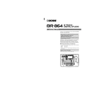 Boss BR-864 manual cover