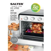 Salter EK3999 22 Litre Air Fryer Oven manual cover