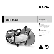 Stihl TS 440 manual cover